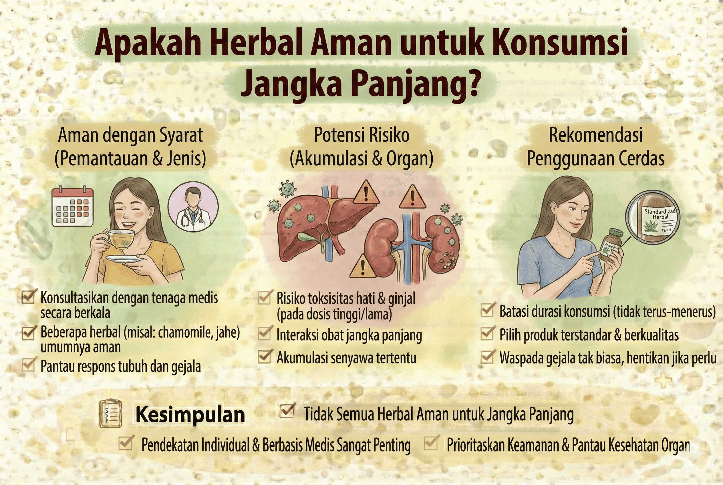 Apakah Herbal Aman untuk Konsumsi Jangka Panjang?